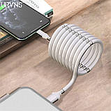 Кабель Micro USB з кільцевими магнітами магнітний кабель Мікро Юсб 1 м, фото 9