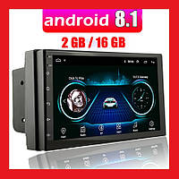 Аагнитола 2Din Tian-Su 6997 Slim на 8.1 Android с памятью 2/16 Гб и GPS 7" экран!!!