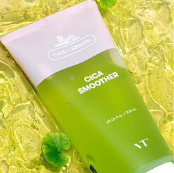 Універсальний багатофункціональний гель із центелою і зеленим чаєм VT Cosmetics CICA SMOOTHER, 300 ml