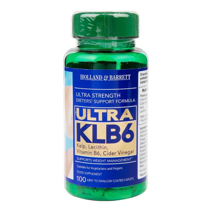 Біологічно активна добавка Holland & Barrett Ultra KL B6, 100 шт.