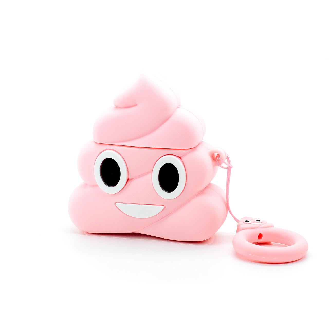 Чохли для Airpods рожева какаха, фото 1
