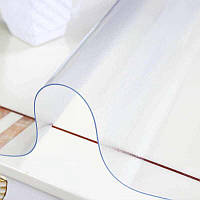М'яке скло Силіконова скатертину Soft Glass (1.1х1.4м) товщина 0.4 мм, Прозора