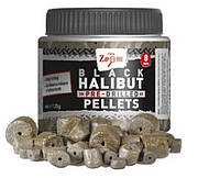 Пелець Carp Zoom Pre-Drilled Black Halibut Pellets, 15mm. 120g. (перфорований насадковий класичний - Халібут)