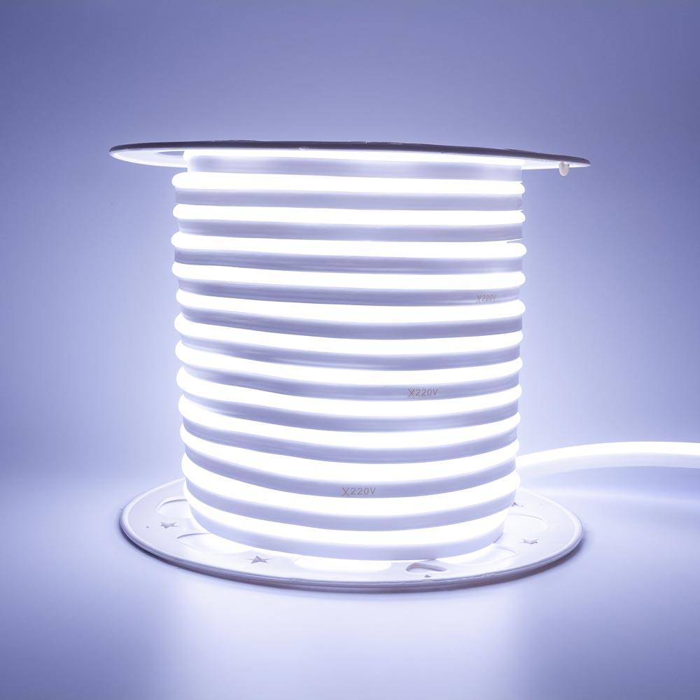 Led неон 220В білий холодний AVT smd2835 120LED/m 7W IP65