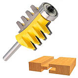 Фреза-мікрошип для зрощування по дереву, 8 мм, для ручного фрезера, фото 2