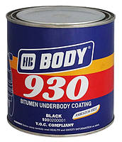 930 Мастика антикорозійна бітумно-каучукова 1кг BODY
