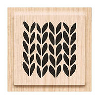 Штамп деревянный фоновый Heyda Листья 2,5х2,5 см (4011643964822)