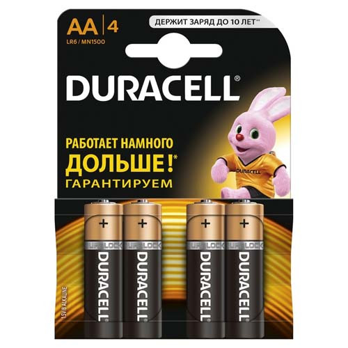 Батарейки Duracell LR6 АА s.52536