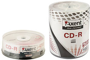 Диски Axent CD-R 52X 50 шт bulk 8102-А