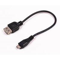 Кабель micro USB OTG 0,2m для підклек. USB к планшету