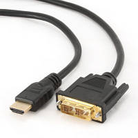 Кабель HDMI to DVI 1.8 м, 18+1pin M, Cablexpert (CC-HDMI-DVI-6)