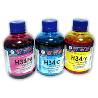 Чорнило WWM H34Y HP С8766/С9361/С9363 Yellow