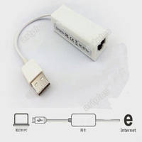 Мережевий адаптер USB To LAN — RJ45 з дротом 10/100Mbps