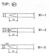 Жало к паяльнику, тип B1-1