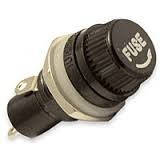 Держатель предохранителя (Fuse) 6х30мм, 10А, чёрный