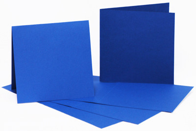 Набір заготовок для листівок 5шт 16.8х12см №4 темно-синій 220г/м2