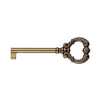 Ключ для мебельного замка KM33725-Brass старая бронза