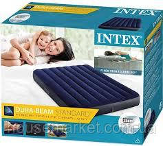 Надувний матрац 64758 полуторний, 137х191х25 див. в коробці - фото 1 - id-p1321376390