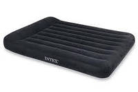 Intex Велюр Ліжко 64142 (3) з підголовником, розмір 191х137х30см