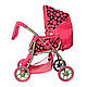Коляска для ляльки 9672 Melogo чорно-червона h = 62 cm, 2 в 1, класика - фото 6 - id-p1321376571