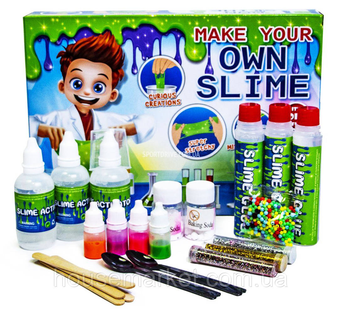 Дитячий набір для виготовлення слаймов 010 - фото 1 - id-p1321377306