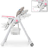Дитячий стільчик-трансформер для годування M 3890 FUSION CORAL, фото 4