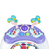 Дитячі ходунки ME 1056 DOLPHIN VIOLET з музичним блоком, фото 3