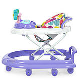 Дитячі ходунки ME 1056 DOLPHIN VIOLET з музичним блоком, фото 5