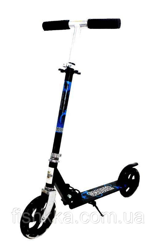 Двоколісний самокат Складаний Scooter 460 Black