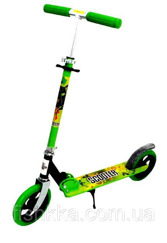 Двоколісний самокат Складаний Scooter 460 Green