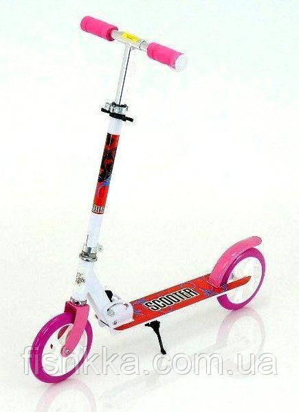 Двоколісний самокат Складаний Scooter 460 Pink