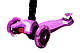 Дитячий самокат MAXI. Violet. Складна ручка. - фото 3 - id-p1321378218