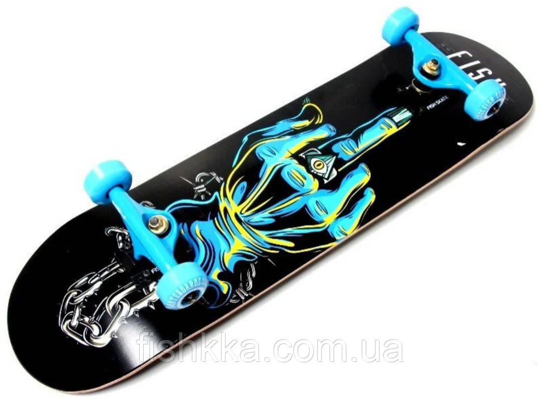Дерев'яний СкейтБорд від Fish Skateboard FINGER