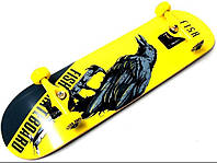 Дерев'яний СкейтБорд від Fish Skateboard RAVEN