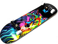 СкейтБорд деревянный от Fish Skateboard WOLF