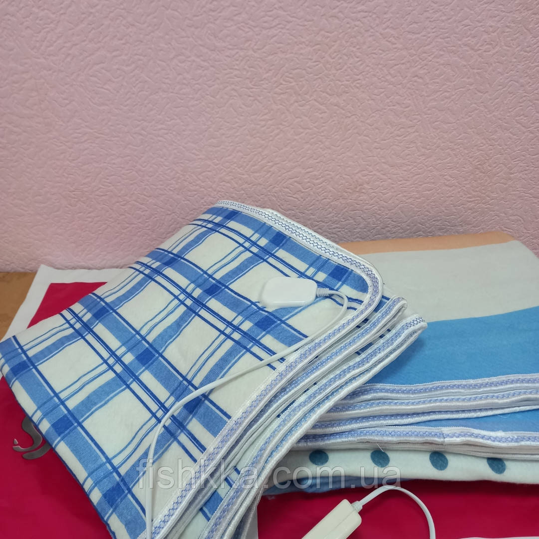 Электропростынь односпальне, байкова, електроковдра, електрогрелка,145*75, Туреччина