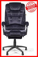 Кресло для работы дома Barsky BFR-02 Freelance Microfiber, кресло из ткани, черное