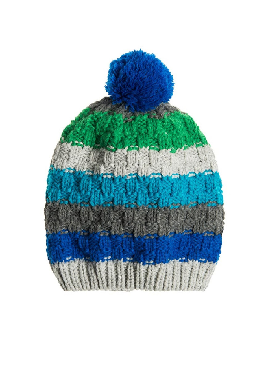 Шапка дитяча в смужку з підкладкою