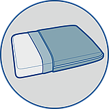 Подушка ортопедична м'яка з ефектом пам'яті 59х43х12см Latex Classic L J2515 Олві Україна, фото 6