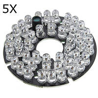 5шт 48 LED дошка інфрачервоний ІК освітлювача лампа для CCTV камери безпеки