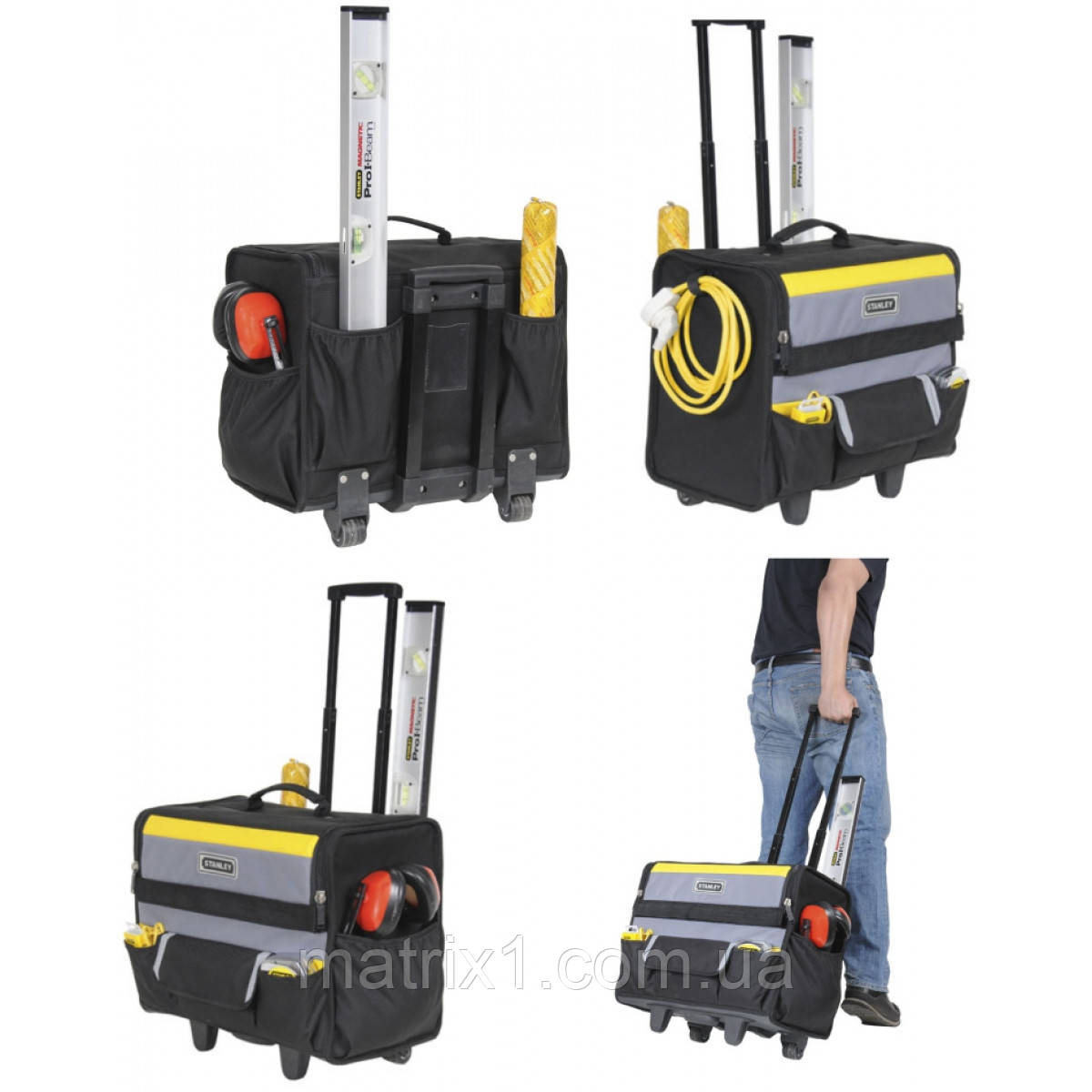 Сумка для інструменту STANLEY "BASIC STANLEY" 18" з колесами 46х33х45 см, фото 1