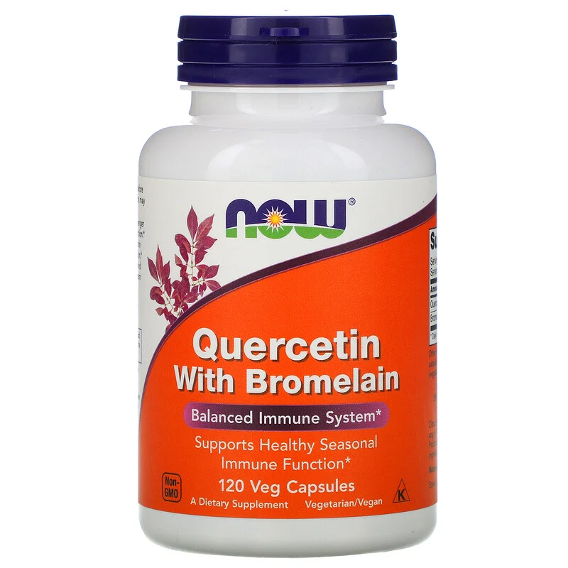 Quercetin with Bromelain Now Foods 120 капсул