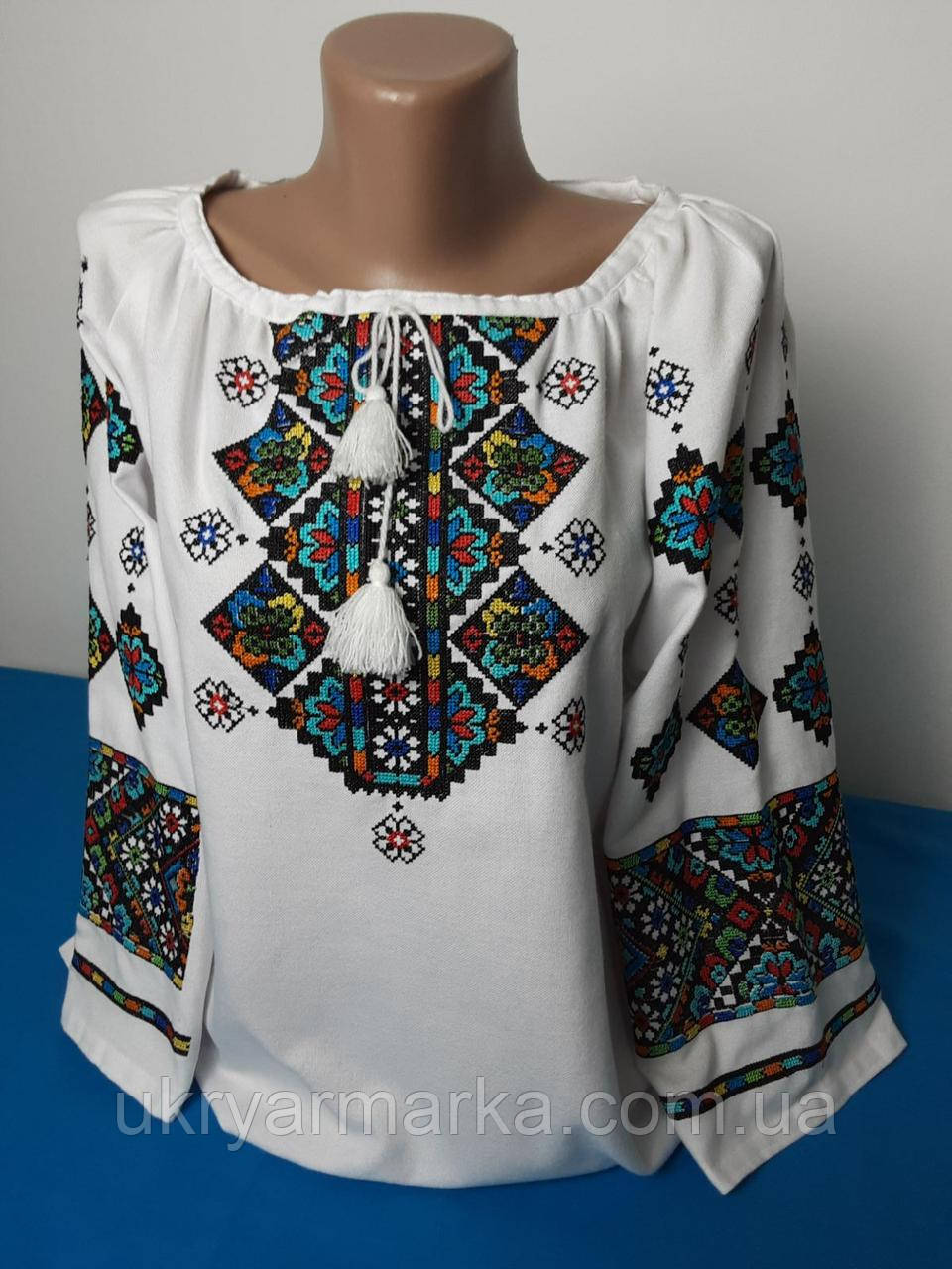 Вишита жіноча блузка "Крокус"