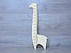 Ростомір дитячий Жираф з фанери для вимірювання росту дитини, до 1,4 м (2284), фото 2