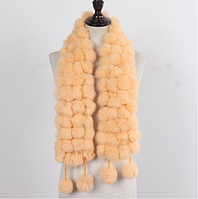 Шарфи з натурального хутра кролика! Зимовий хутряний шарф.