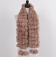 Шарфи з натурального хутра кролика! Зимовий хутряний шарф.