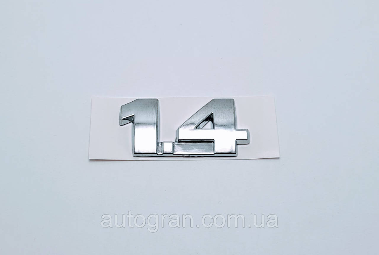 Емблема напис багажника VW Volkswagen 1.4 1999-2010