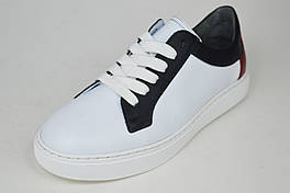 Кеди чоловічі Bikos 16692 42 Білі шкіра 40