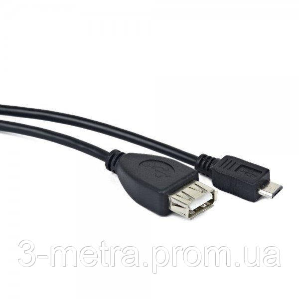 Maxxter Кабель OTG USB2.0, AF-MicroUSB, 0.15м.