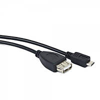 Maxxter Кабель OTG USB2.0, AF-MicroUSB, 0.15м.